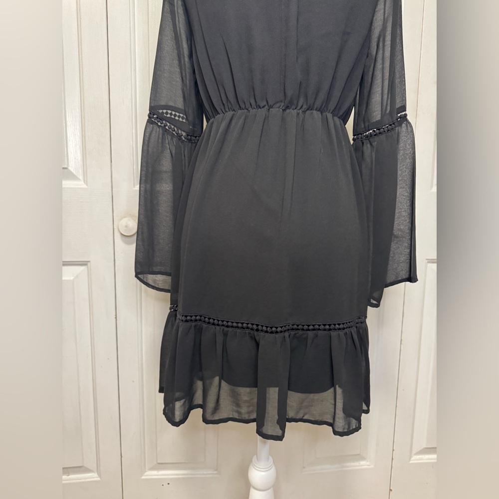 As U Wish Black Long Sleeve Dress - Picture 6 of 6
